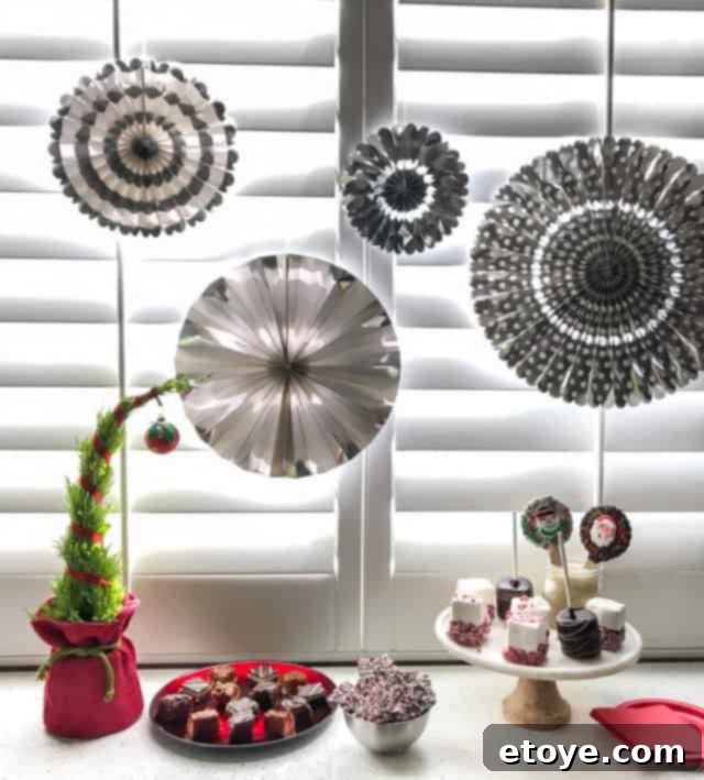 Geese and Ganders Review Plus Giveaway 6 Geese & Ganders party decorations seamlessly integrated with Christmas and New Year's decor