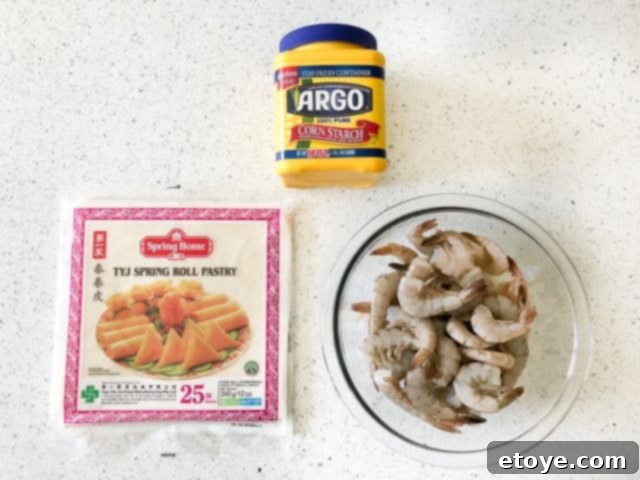 ingredients for firecracker shrimp recipe 
