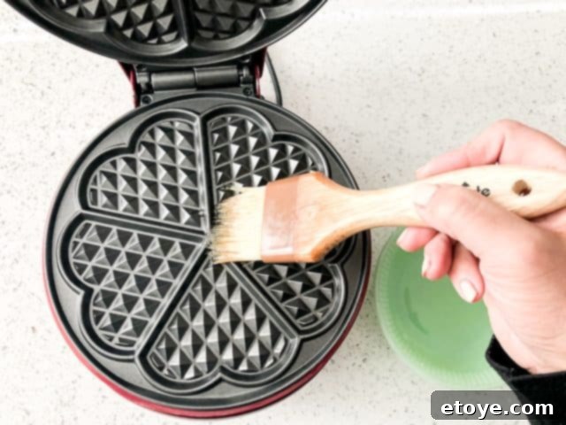 Kalorik Heart Waffle Maker Review and Giveaway 4 Preparing the Kalorik Heart Waffle Maker