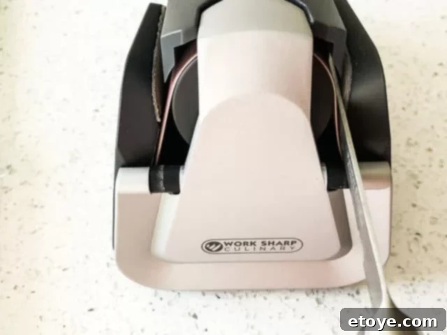Work Sharp Culinary E3 Knife Sharpener Review and Giveaway 4 Nameless Budget Knife