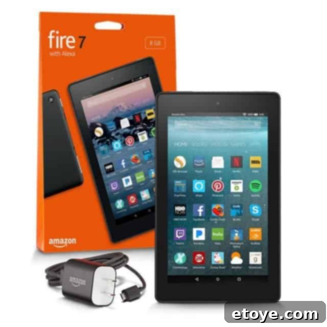 Win an Amazon Kindle 7! 3 Amazon Fire 7 Display and Features