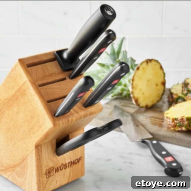 Wüsthof Gourmet Knife Block with knives