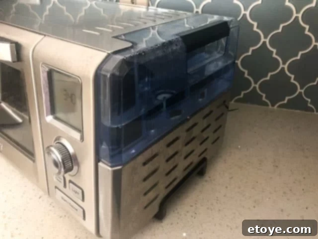 Sharp Superheated Steam Oven Review water container Sharp Superheated Steam Oven Review water container