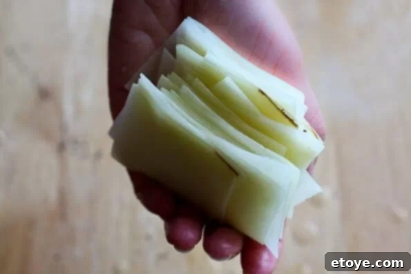 Technique for Stacking Potato Dominoes
