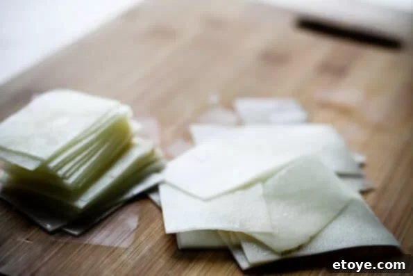 Fanned Potato Slices Ready for Stacking