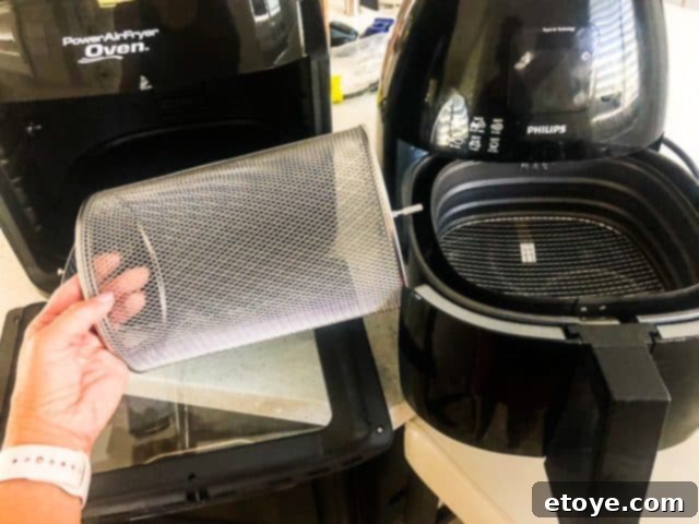 Power AirFryer Oven 8 Quart Review and Enter to Win 3 Power AirFryer Oven Rotating Basket