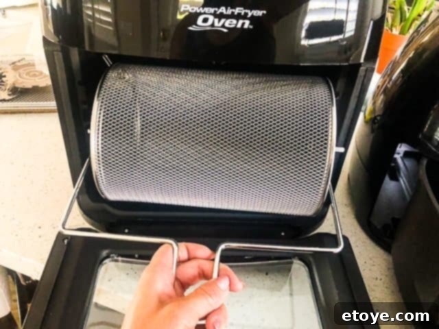 Power AirFryer Oven 8 Quart Review and Enter to Win 4 Air Fryer Basket Tool