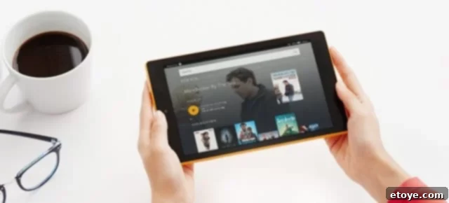 Win Your Own Fire 7 Tablet 5 Listening to music on Amazon Fire Tablet
