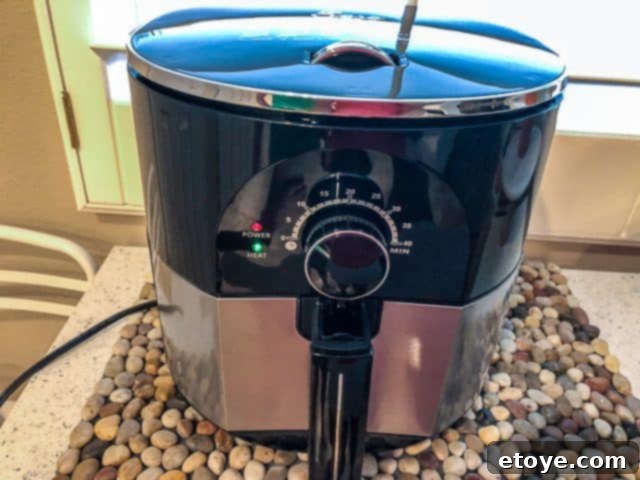 Is The Jese Air Fryer Worth Buying Our Full Review And A Giveaway 2 Jese Air Fryer with basket pulled out