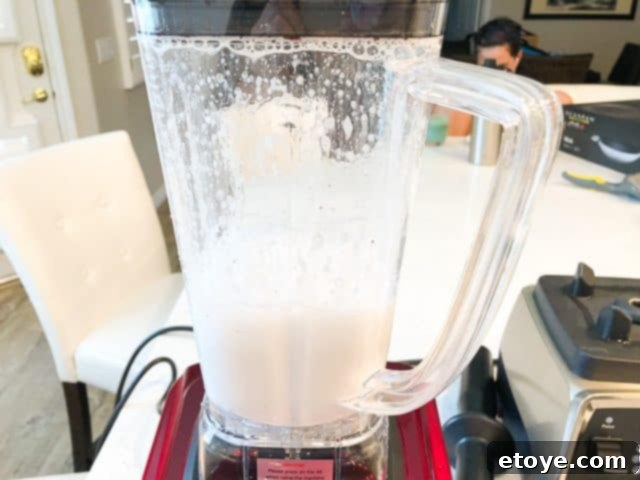 Cusibox 68oz Professional Blender Review & Giveaway 13 Cusibox Blender performing its self-cleaning function with water and soap