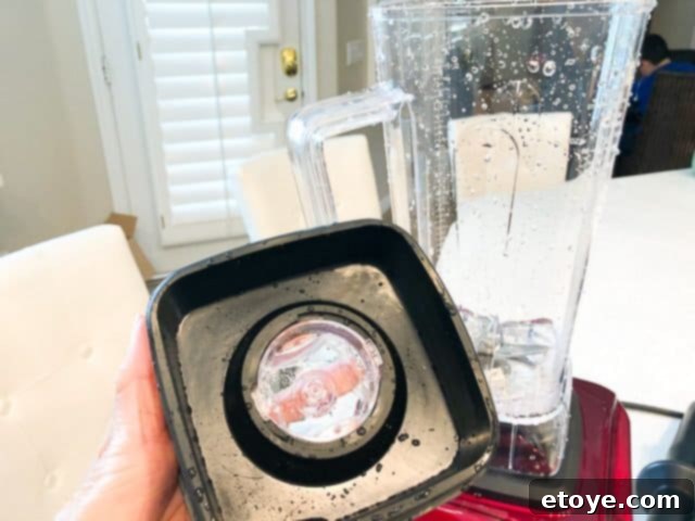 Cusibox 68oz Professional Blender Review & Giveaway 14 Cusibox Blender container completely clean after self-wash