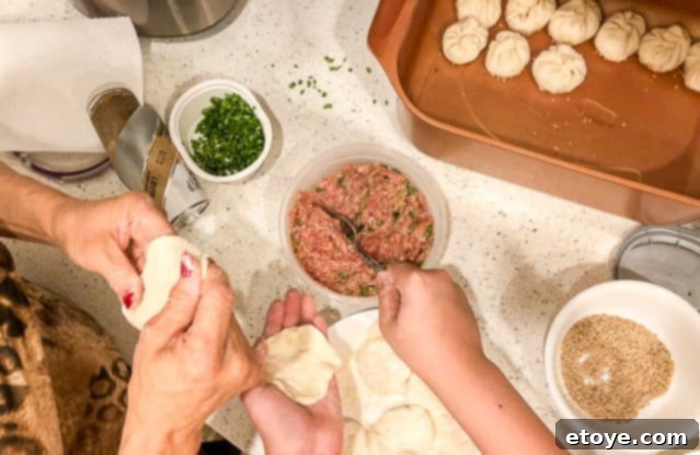 Prepping Dumplings for Copper Chef Wonder Cooker
