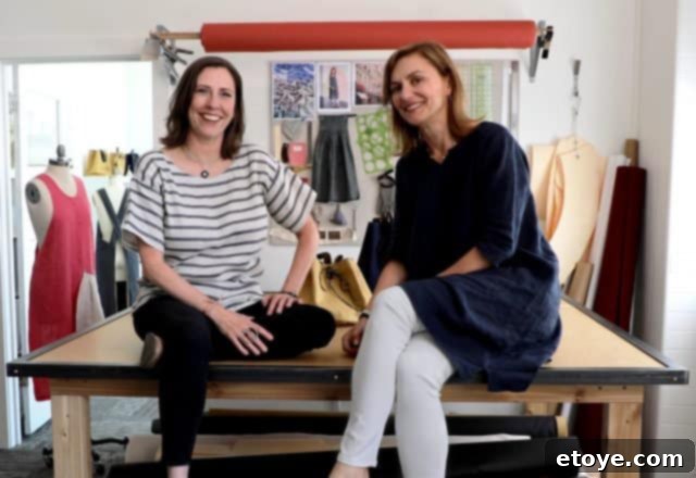 Thread and Whisk Bloom Culinary Totes Review and Giveaway 6 Founders of Thread & Whisk, Carey Portzline and Meri Kemp