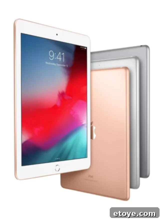 A previous Apple iPad Mini giveaway winner happily displaying their new device.