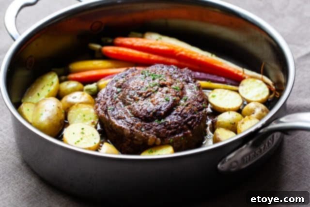 Perfectly Cooked Ribeye Cap Steak Dinner