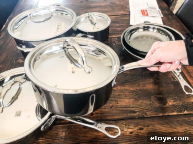 Hestan Cookware: Review and Giveaway 6 Hestan 3 Quart Saucepan
