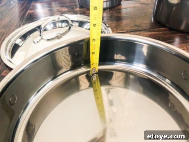 Hestan Cookware: Review and Giveaway 8 Hestan Sauté Pan Depth