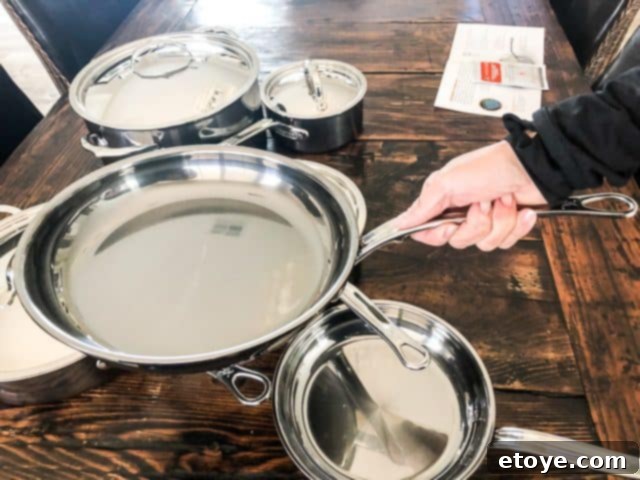 Hestan Cookware: Review and Giveaway 4 Hestan 11-Inch Skillet Handle