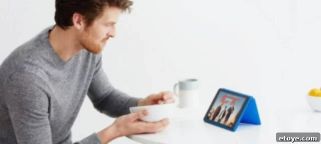 Win a Free Amazon Fire 7 Tablet 3 Reading on Amazon Fire Tablet with Blue Shade