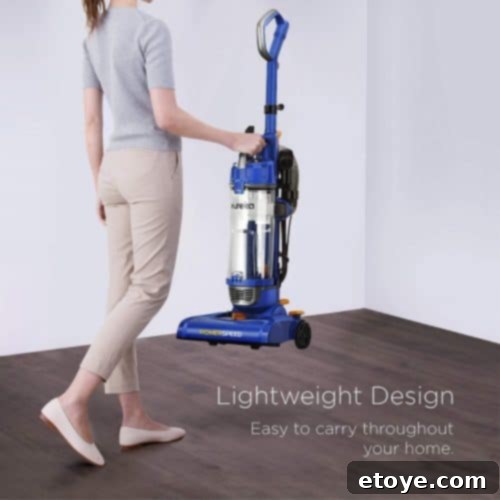 Eureka PowerSpeed Powerful Lightweight Bagless Upright Vacuum 2 Eureka PowerSpeed Lightweight Bagless Upright Vacuum Cleaner