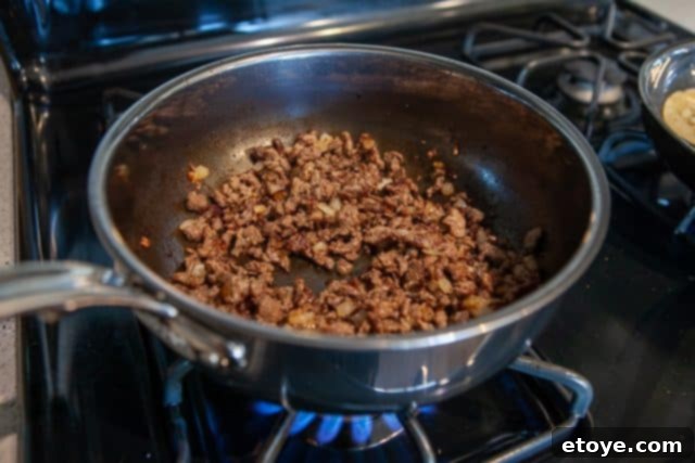 Hestan Nanobond Essential Pan Review & Giveaway 5 Carne asada sizzling and achieving a perfect, even brown in the Hestan Nanobond Essential Pan