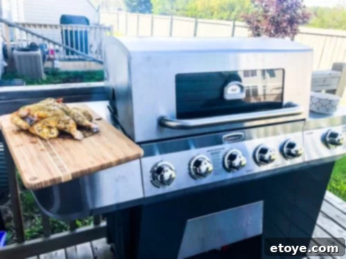 Cuisinart 3-in-1 Gas Grill Smoking Chicken Cuisinart 3-in-1 Gas Grill Smoking Chicken