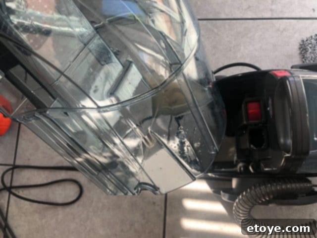 Bissell SpotClean Pro Tested Our Thoughts And Your Chance To Win 9 Dirty water from Bissell SpotClean Pro