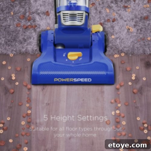 Eureka PowerSpeed Upright for Easy Bagless Cleaning 4 Eureka PowerSpeed Multi-Surface Cleaning