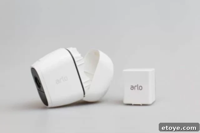 Arlo Pro 2 Home Security System Review and Giveaway 4 Arlo Pro 2 battery charging indicator