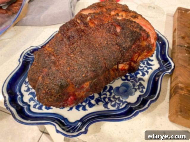 Smoked pork butt from Z Grills 700E