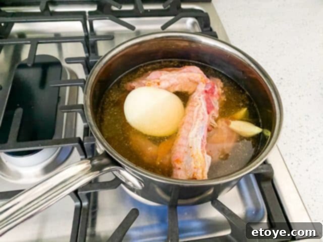 Turkey neck and back for gravy