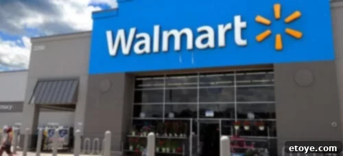 A bustling Walmart shopping cart, filled with various products, illustrating the breadth of items available