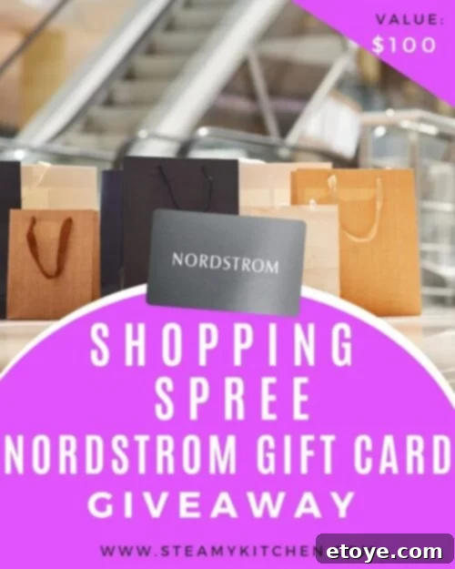 Win a $100 Nordstrom Gift Card in our exciting giveaway