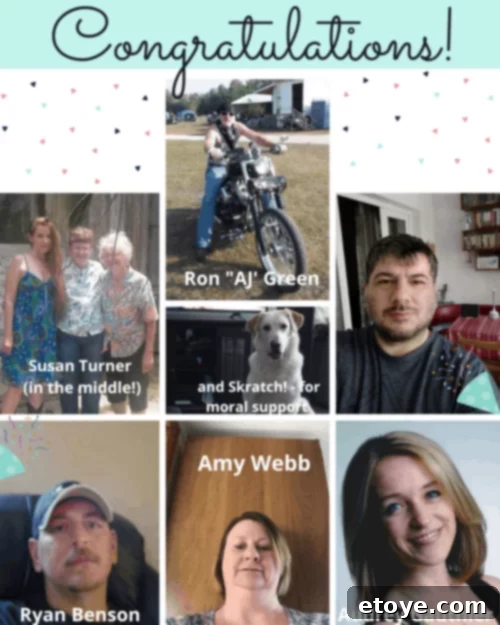 Kitchen Revelations 4 Another delighted contest winner showcasing their new prize, looking excited and grateful.