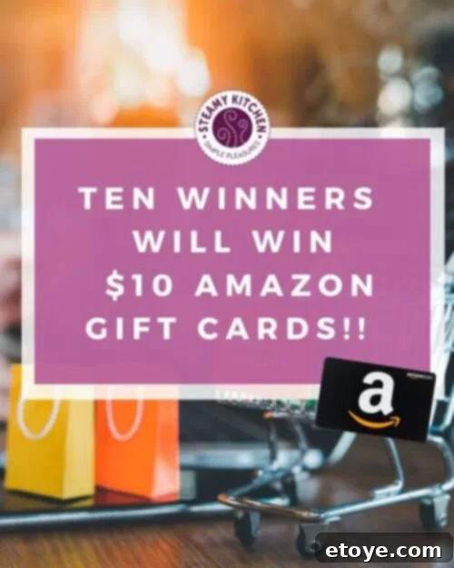 Image of $10 Amazon gift cards for ten winners