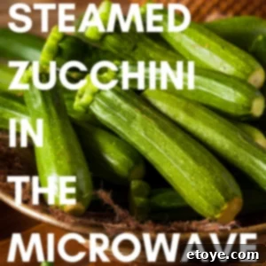 Steamed zucchini ready to eat