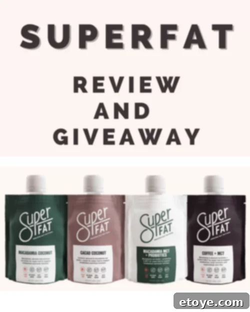 SuperFat Review and Win Your Own 2 SuperFat nut butter pouch and keto cookies, showcasing healthy, functional snacks