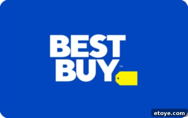 A Best Buy store entrance with a shopping cart, emphasizing easy and safe shopping experiences like curbside pickup.