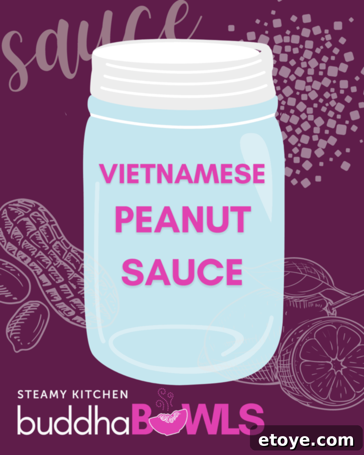 Authentic Vietnamese Peanut Sauce 2 Authentic Vietnamese Peanut Sauce - Creamy and Flavorful