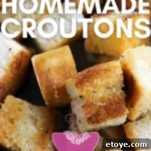 Crispy Homemade Croutons 6 homemade croutons recipe