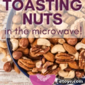 how to toast nuts in the microwave image