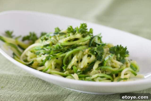 zucchini noodle pasta
