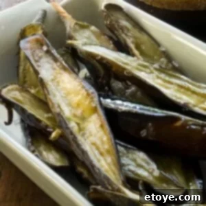 Roasted Japanese Eggplant