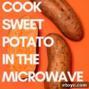 Cooked sweet potato ready to serve