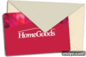 Win Instant Home Prizes 4 A stylized graphic element or button, possibly indicating a 'spin to win' game, representing the interactive opportunity to win a HomeGoods gift card.