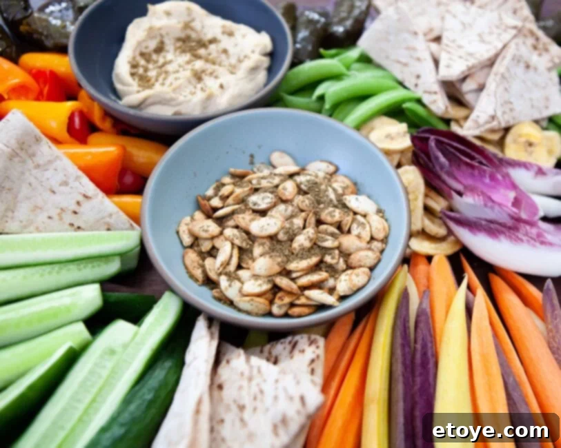 Crispy Pumpkin Seed Perfection 4 zaatar roasted pumpkin seeds for a savory snack