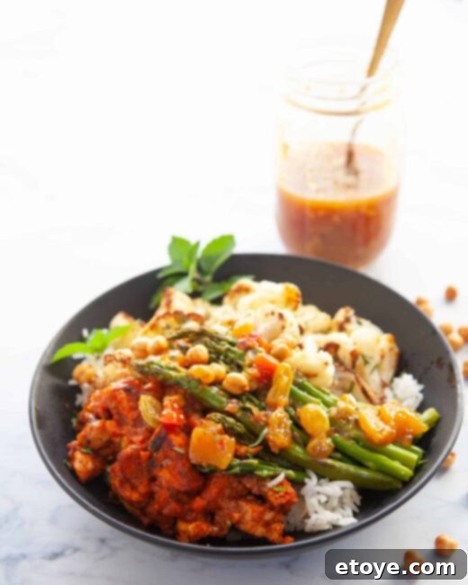 Masala Turkey Buddha Bowl with Lightning-Fast Mango & Golden Raisin Chutney 2 Masala Turkey Buddha Bowl with Chutney