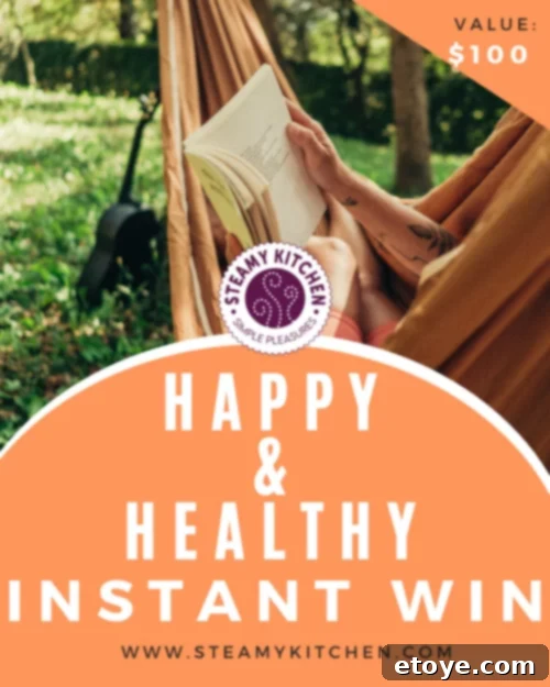 Happy and Healthy Instant Win Game - Spin to Win Prizes for Wellness