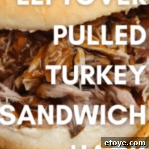 Leftover Turkey Cranberry BBQ Sandwich