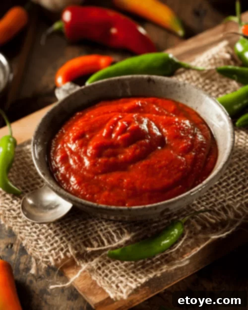 Spicy Sweet Gochujang Drizzle 2 Vibrant Korean Gochujang Drizzle Sauce in a Jar